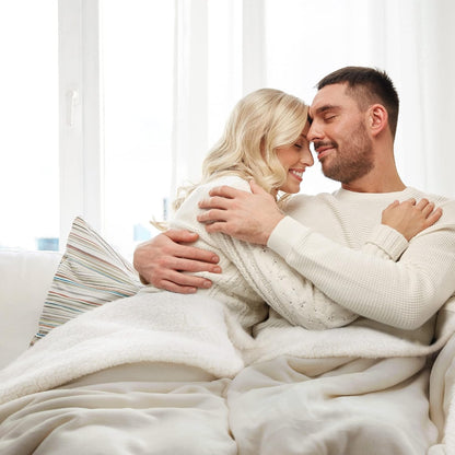 GentleSoft Sherpa Fleece Throw Blanket Twin Size for Couch - Thick and Warm Throw for Women and Men, Soft Fuzzy Plush Blanke for Winter, Grey, 60x80 Inches