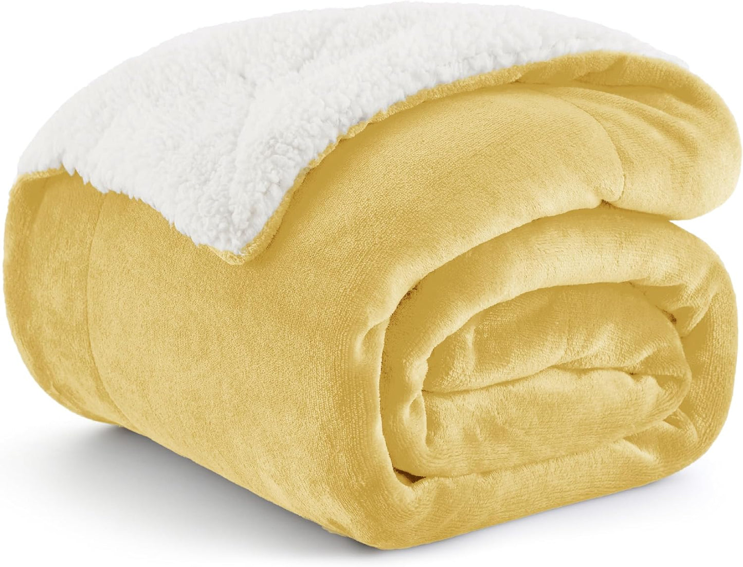 GentleSoft Sherpa Fleece Throw Blanket Twin Size for Couch - Thick and Warm Throw for Women and Men, Soft Fuzzy Plush Blanke for Winter, Grey, 60x80 Inches