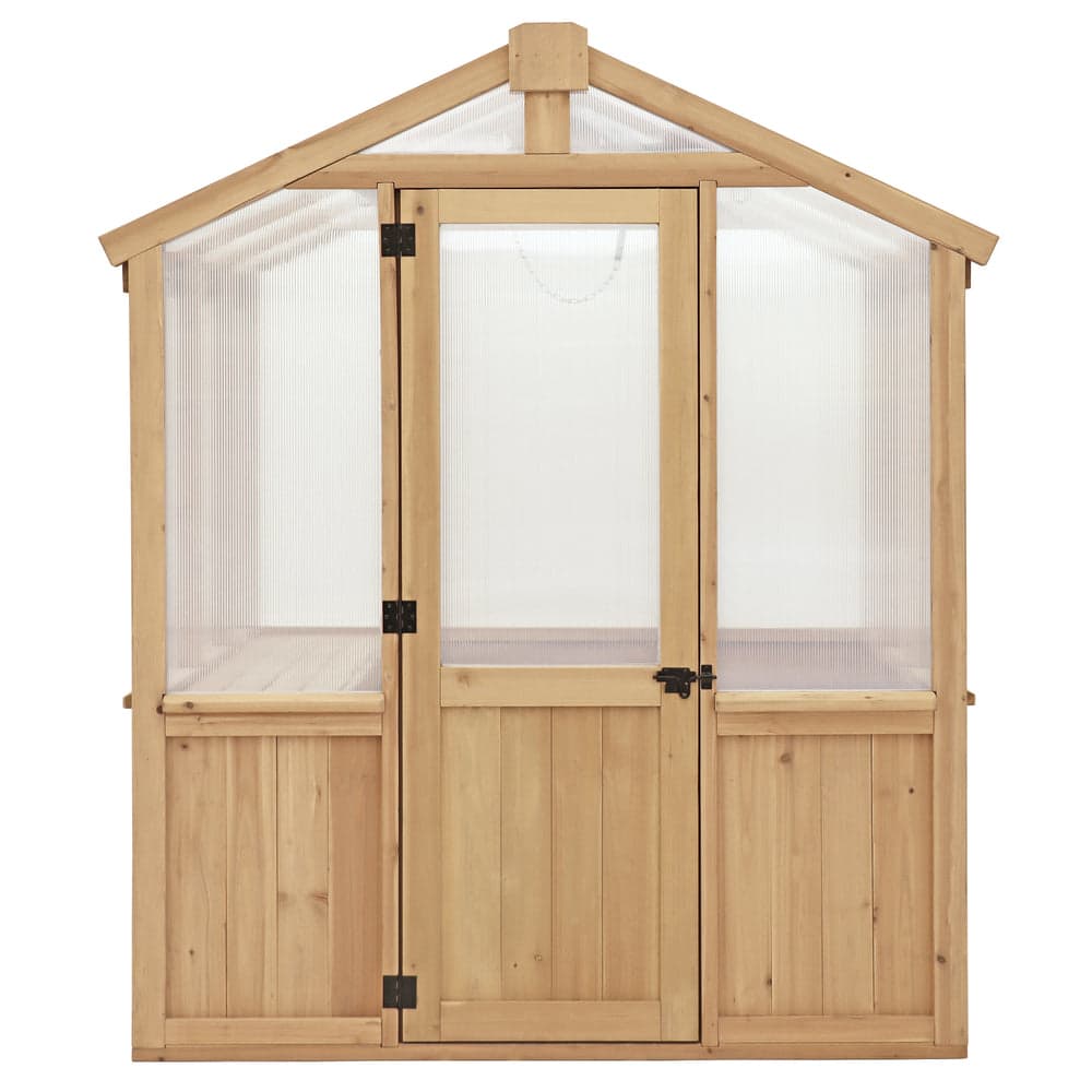6.7' x 6.0' Meridian Premium Cedar Greenhouse