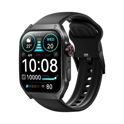 Smartwatch 1.96'' AMOLED Curved Screen with AI Voice Assistant
