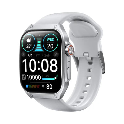 Smartwatch 1.96'' AMOLED Curved Screen with AI Voice Assistant